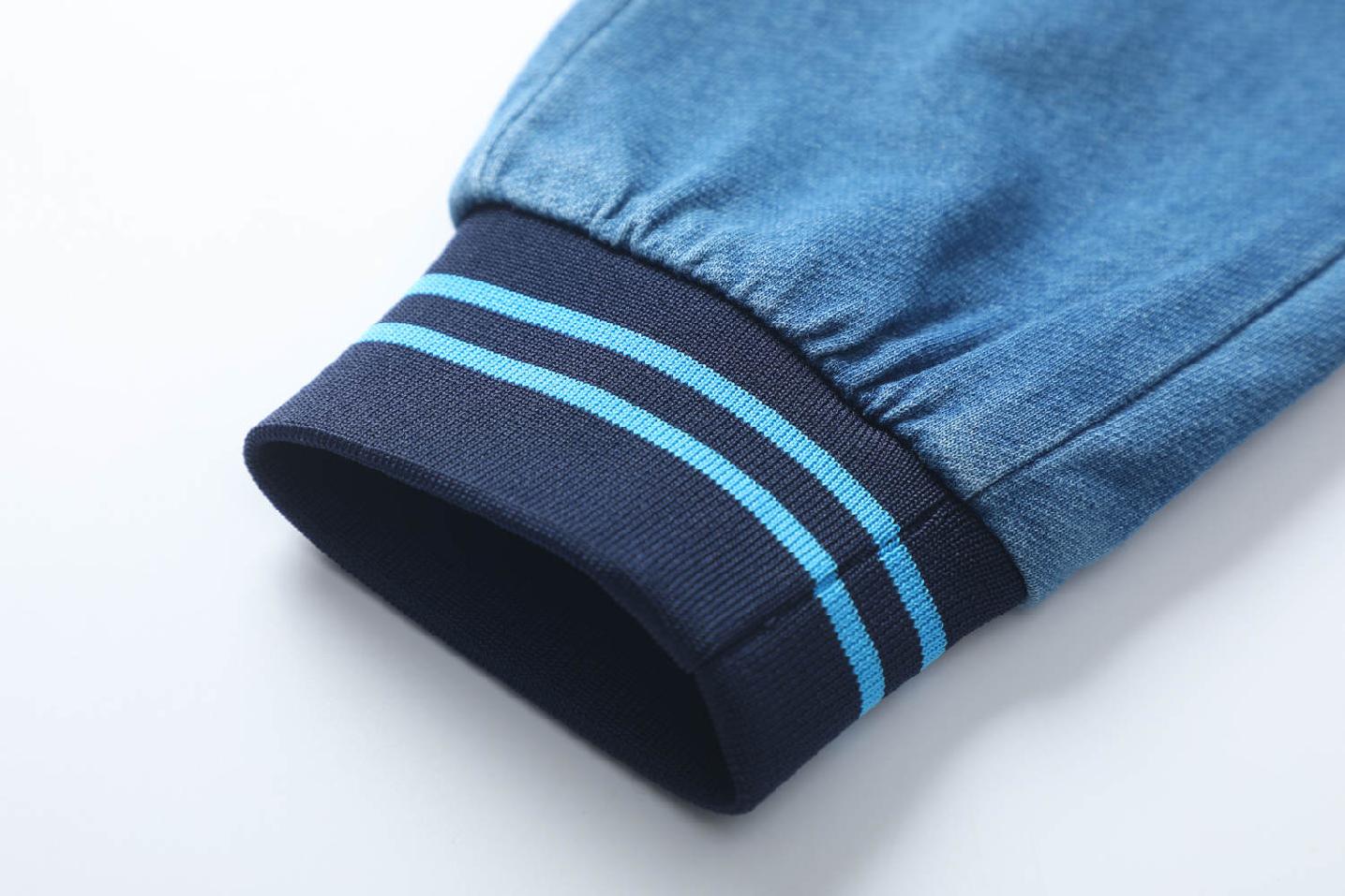 Chlapecké riflové tepláky - kalhoty Kugo CK0932 černé